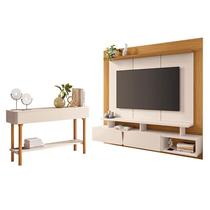Home Suspenso Zenith Off White Cinamomo com Aparador Fiero Off White - HB Móveis Home Suspenso Zenith Off White Cinamomo com Aparador Fiero Off White - HB Móveis