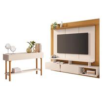 Home Suspenso Zenith Off White Cinamomo com Aparador Fiero Off White - HB Móveis Home Suspenso Zenith Off White Cinamomo com Aparador Fiero Off White - HB Móveis
