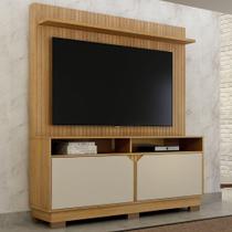 Home Theater 2 Portas Painel em Mdf Fresado Berlim - Valdemóveis