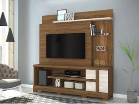 Home Theater Alan C/ Pés 181,5m Para TV até 55 Polegadas - Naturale/Off White Madetec