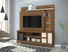 Home Theater Alan Com Kit Rodizio 181,5m Para TV até 55 Polegadas - Naturale/Off White Madetec