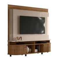 Home Theater Daytona C/ Pés Para TV até 65" Fendi/ Naturale