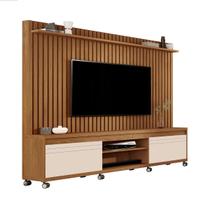 Home Theater Duas Portas Com Dobradiças Metálicas Uma Prateleira Ripado Orion - Giga Móveis Home Theater Duas Portas Com Dobradiças Metálicas Uma Prateleira Ripado Orion - Giga Móveis