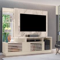 Home Theater Frizz Plus para TV de até 60 polegadas - CALACATA / OFF WHITE - Madetec