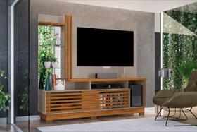 Home Theater Frizz Plus para TV de até 60 polegadas (COM PÉS) - FENDI / NATURALE - Madetec