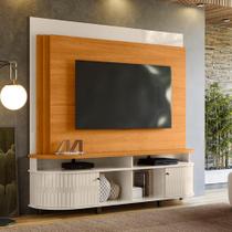 Home Theater Laguna com Painel Cinamomo/Off-White