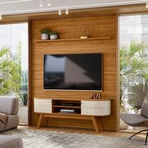 Home Theater Laguna com Painel Para TV até 65 Polegadas Naturale Off White - Madetec