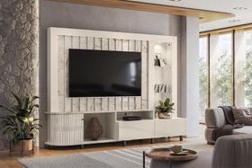 Home Theater Le Mans para TV até 70 polegadas - Calacata/Off White - Madetec