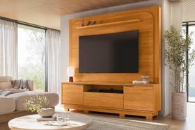 Home Theater Nilo para TV de até 75 polegadas (Com Pés) - Cinamomo - Madetec