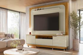 Home Theater Nilo para TV de até 75 polegadas (Com Rodízio) - Cumaru Opala - Madetec Home Theater Nilo para TV de até 75 polegadas (Com Rodízio) - Cumaru Opala - Madetec