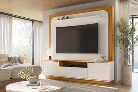 Home Theater Nilo Tv até 75 Polegadas Cinamomo Off White
