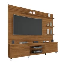 Home Theater Para Tv Até 70 Polegadas Com Rodízios Cedro