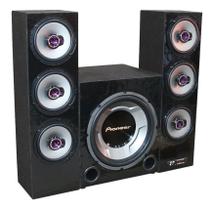 Home Theater Pioneer Torre Stetsom Bluetooth Usb Sd Fm Aux - OESTESOM