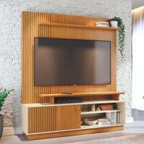 Home Theater Rhea com Design Funcional Cinamomo/Off-White Home Theater Rhea com Design Funcional Cinamomo/Off-White