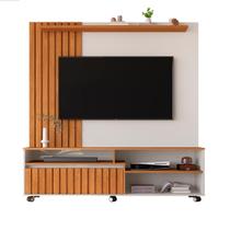 Home Theater Sala De Estar Corrediça Telescópica Três Nichos Havana - Giga Móveis