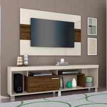 Home Theater Tomaz para TV de até 65 polegadas - OFF WHITE / SAVANA - Madetec