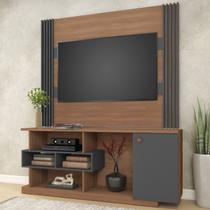 Home Theather Menphis 180cm Rack 1 Porta e Painel para Tv 60 Polegadas