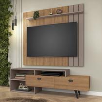 Home Theather Valencia 180cm Rack 2 Portas Basculantes e Painel para Tv 65 Polegadas