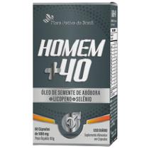 Homem +40 (Licopeno, Zinco, Selênio e Semente de Abóbora) 60 Cápsulas - Flora Nativa Homem +40 (Licopeno, Zinco, Selênio e Semente de Abóbora) 60 Cápsulas - Flora Nativa