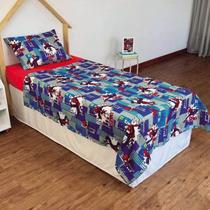 Homem Aranha Jogo De Cama 2 Peças Disney Spider Man Solteiro