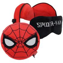 Homem Aranha Mascara Dormir Almofada Pescoço Oficial Marvel