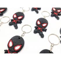 Homem Aranha Preto Black 10un Chaveiro Lembrancinha tema Festa Menino