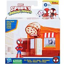 Homem Aranha Spidey Amazing Friends Pizzaria City Blocks - Hasbro