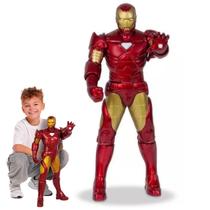 Homem De Ferro Boneco Gigante Iron Man Vingadores Articulado Homem De Ferro Boneco Gigante Iron Man Vingadores Articulado