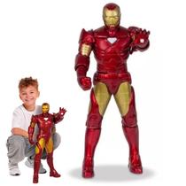 Homem De Ferro Boneco Gigante Iron Man Vingadores Articulado