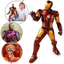 Homem De Ferro Boneco Gigante Vingador Com Som 50cm Marvel