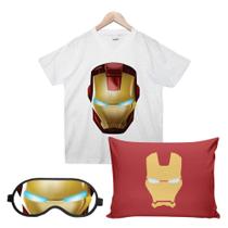 Homem de Ferro Camisa, Almofada e Máscara de dormir