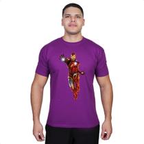 Homem De Ferro Camiseta Adulto Masculino 100 % Algodão