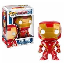 Homem de Ferro (Iron Man) - Capitão América Guerra Civil 126 - Pop Marvel - Funko