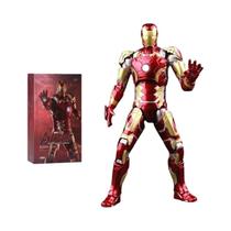 Homem De Ferro MK1-50 Figura De Ação Com Luz LED 7 Polegadas Tony Stark Movie Figura ZD Toys