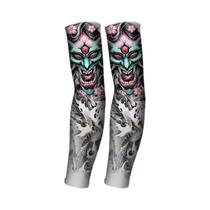 Homens Mulheres Verão Ice Silk Tattoo Golf Sports Sun-proof Ciclismo Pesca Elástico Braço Warmer