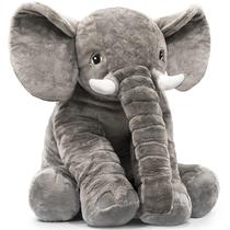 Homilia de brinquedo de pelúcia com elefante de pelúcia 60 cm Homilia de brinquedo de pelúcia com elefante de pelúcia 60 cm