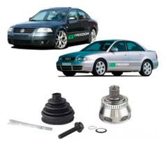 Homocinetica externa audi a4 a6 vw passat alemão pointer 38x27 dentes c/abs 1994 á 2005 junta fixa l