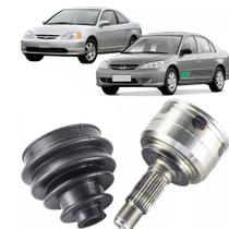 Homocinetica externa honda civic 1.7 16v 23x26 dentes s/abs 2001 á 2006 junta fixa lado da roda Homocinetica externa honda civic 1.7 16v 23x26 dentes s/abs 2001 á 2006 junta fixa lado da roda