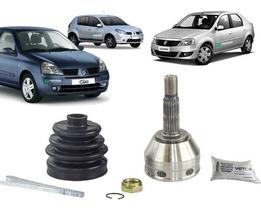 Homocinetica externa renault clio logan megane sandero 20x21 dentes 1998 á 2016 junta fixa lado da r