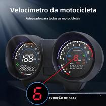 Honda CG 150 Titan 150: Painel Digital com Velocímetro (KM/H e MPH), Medidor de Combustível e RPM Honda CG 150 Titan 150: Painel Digital com Velocímetro (KM/H e MPH), Medidor de Combustível e RPM