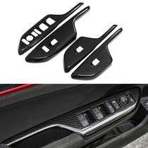 Honda Civic 2016-2020 Abs Interruptor De Elevação Da Janela Do Carro Painel Capa Guarnição 4 Peças