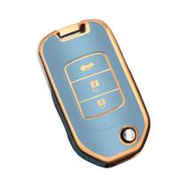 Honda Civic HRV CRV XRV Accord Odyssey Pilot Fit TPU Smart Key Case Capa Shell Fob Protetor