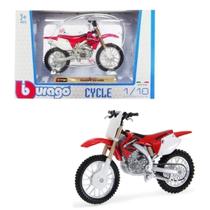 Honda CRF450R Vermelha 1/18 Burago 51023 Honda CRF450R Vermelha 1/18 Burago 51023