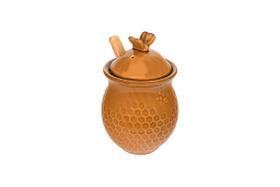 Honey Jar Creative Co-op, pequeno grés amarelo com abelhas