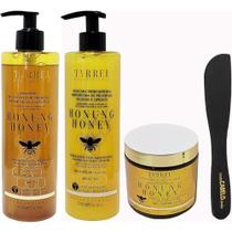 Honung Honey - Kit Reconstrutor Reposição de Colágeno e Proteínas Trio (3 Produtos) + espatula Honung Honey - Kit Reconstrutor Reposição de Colágeno e Proteínas Trio (3 Produtos) + espatula
