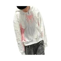 Hoodie Com Estampa De Aranha Para Homens E Mulheres, Jaqueta De Manga Longa Com Zíper, Estilo Hip
