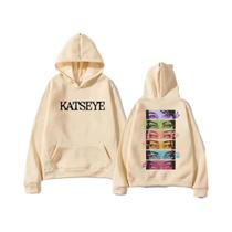 Hoodie Unissex Estilo Vintage KATSEYE Com Gráficos, Manga Longa, Moletom De Fleece, Moda Streetwear