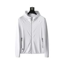 Hoodie Unissex Leve Com Proteção UV UPF50+, Jaqueta De Praia Respirável Em Seda Gelada Para Esportes