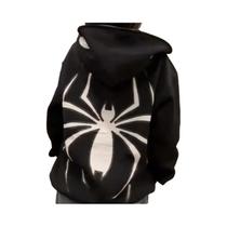 Hoodie Unissex Punk Gótico Com Zíper, Moda 2025, Harajuku, Suéter Casual De Outono E Inverno,