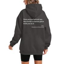 Hoodie Wrenpies Querida pessoa atrás de mim Você é suficiente para mulheres